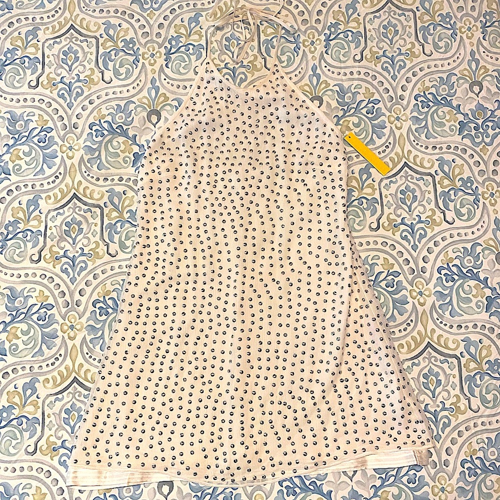 NWT Alice+Olivia embellished halter dress